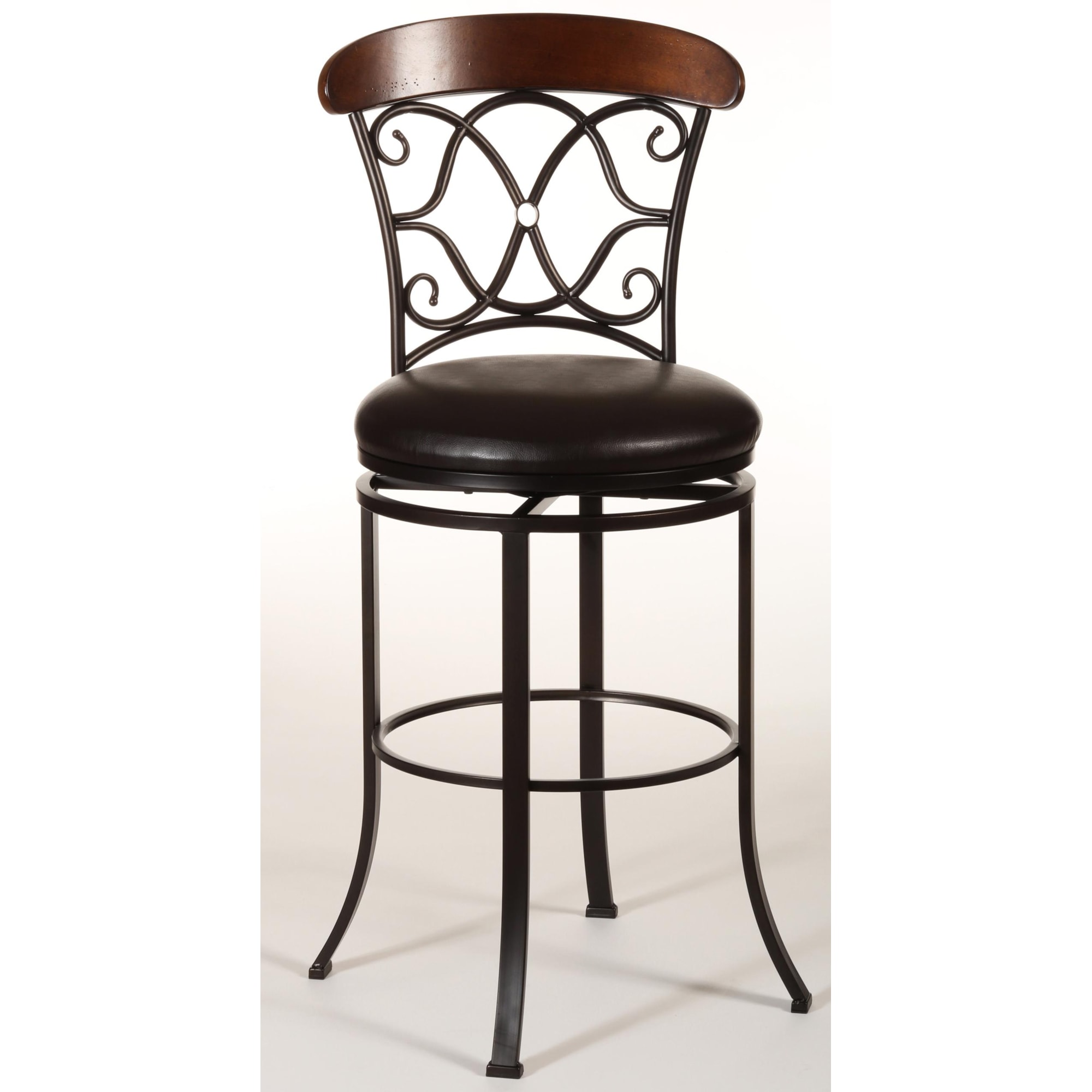 Hillsdale Bar Stools 5026830 Dundee Swivel Bar Stool Westrich Furniture & Appliances Dining